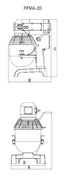 Preppal Commercial Planetary Mixer 20L PPMA-20
